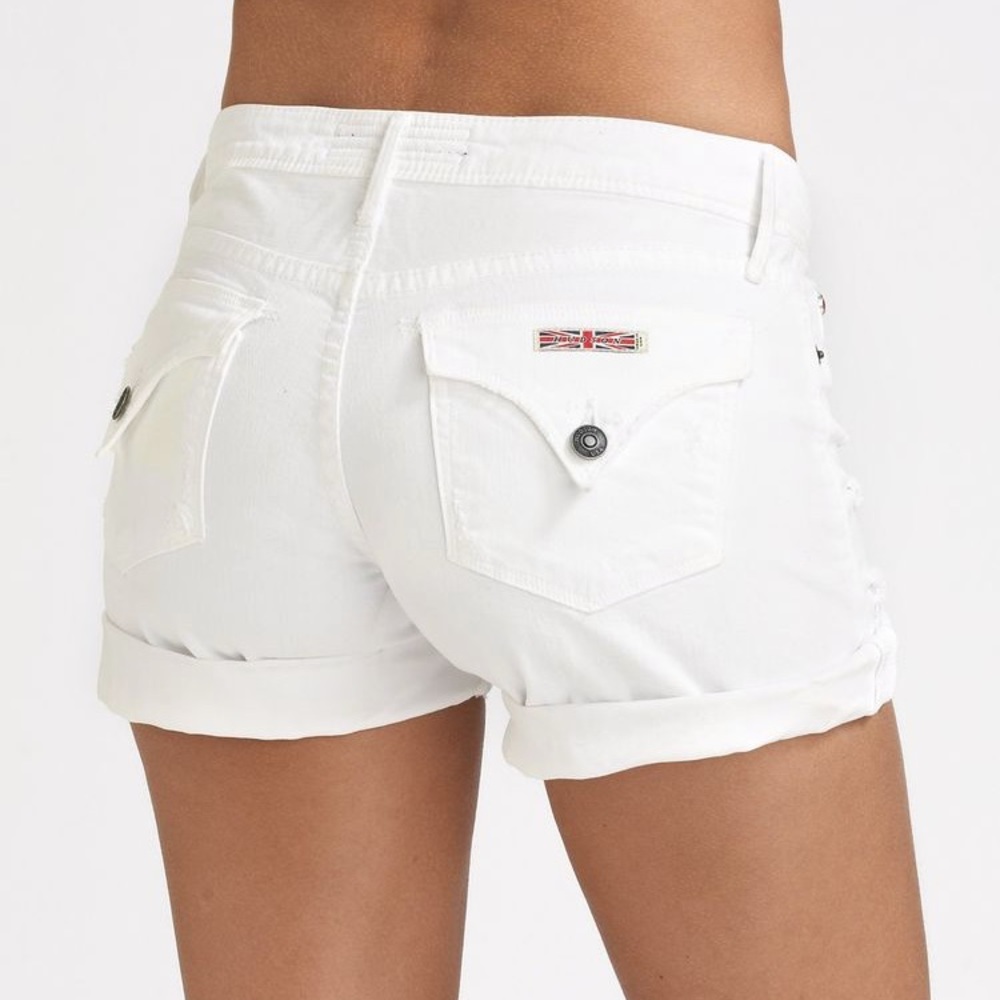 Hudson Croxley White Jean Shorts— NEVER WORN